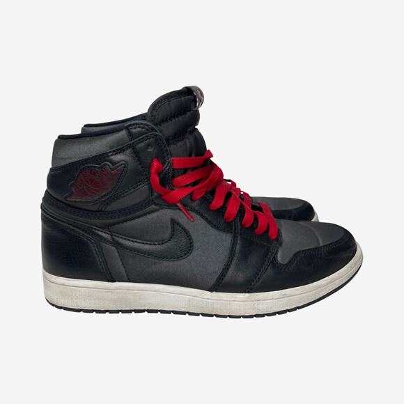 Nike Air Jordan 1 Mid Black Gym Red 555088-060 Mens Size 10 2019 Retro - Picture 1 of 12